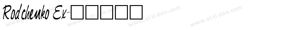 Rodchenko Ex字体转换